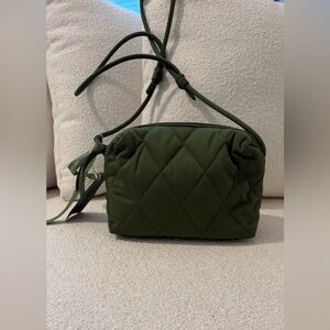 Vera Bradley Quilted Olive Crossbody Bag